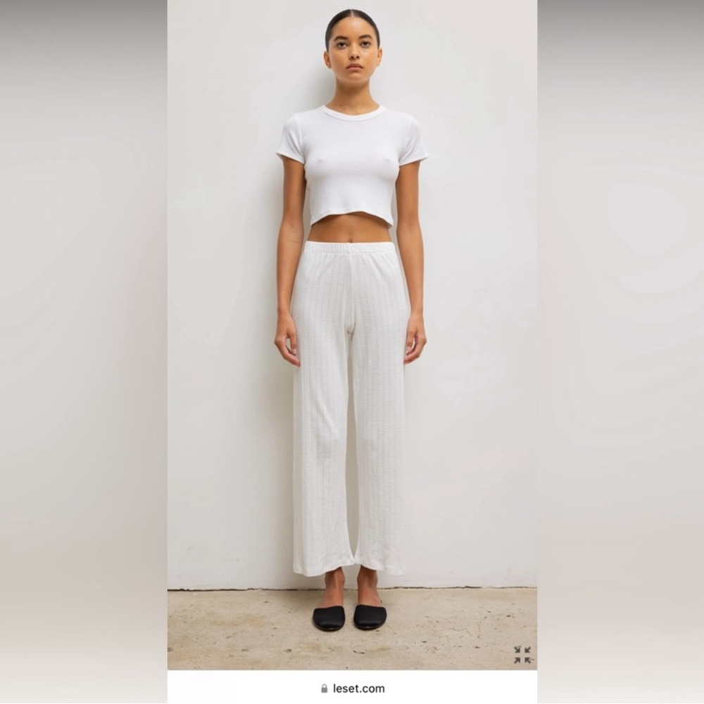 Leset Burnout Pointelle Panta